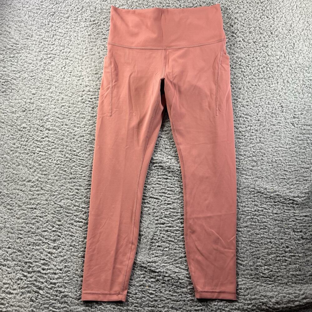 Lululemon Align High-Rise Leggings with Pockets Size 10 Pink High Waisted